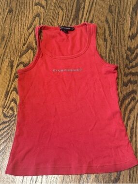 Club Monaco Red Scoop Neck Tank